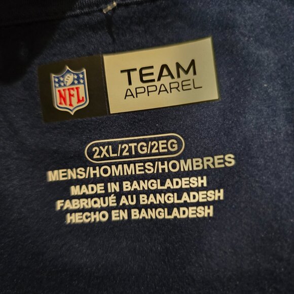 Tennessee Titans Men's NFL Team Apparel Full-Zip Jacket Navy Size 2XL NWT - Picture 8 of 9